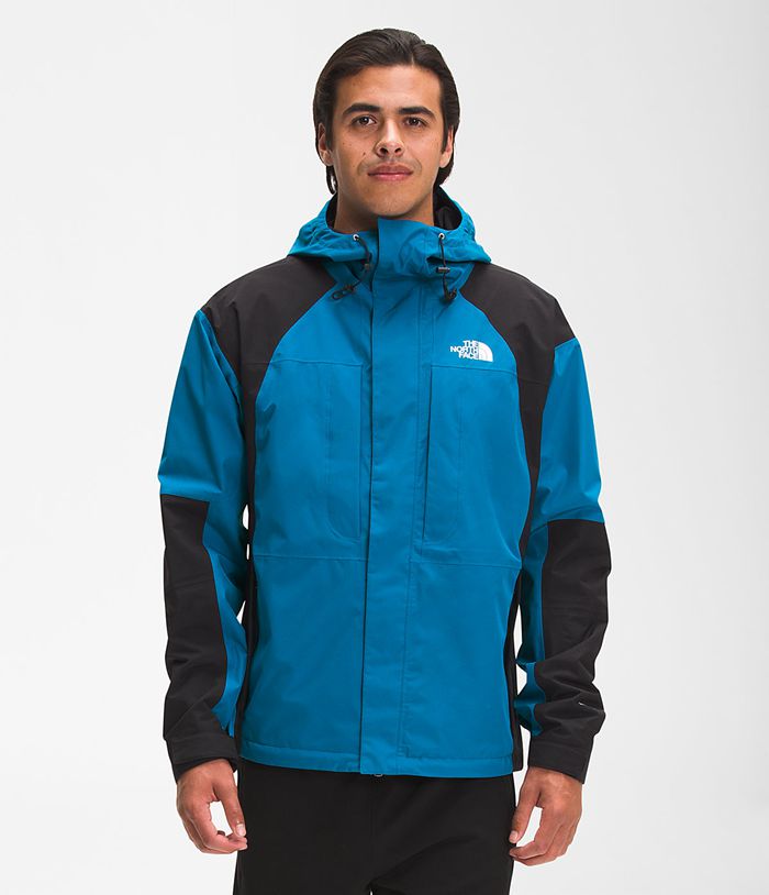 The North Face Rain Jacket 2000 Mountain Blue - Mens - Thailand DPVEO-9562